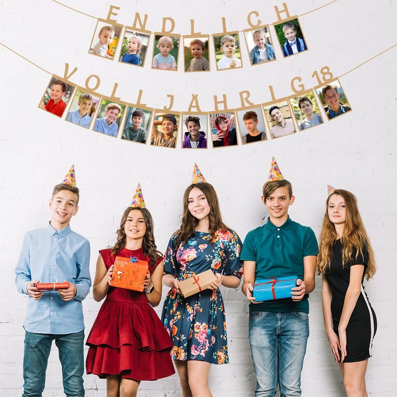 Garland 18th Birthday Photo Garland