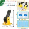FACITE 50pcs Tile Leveling System Reusable+200pcs Cross Tile Spacers 1/8"+50pcs