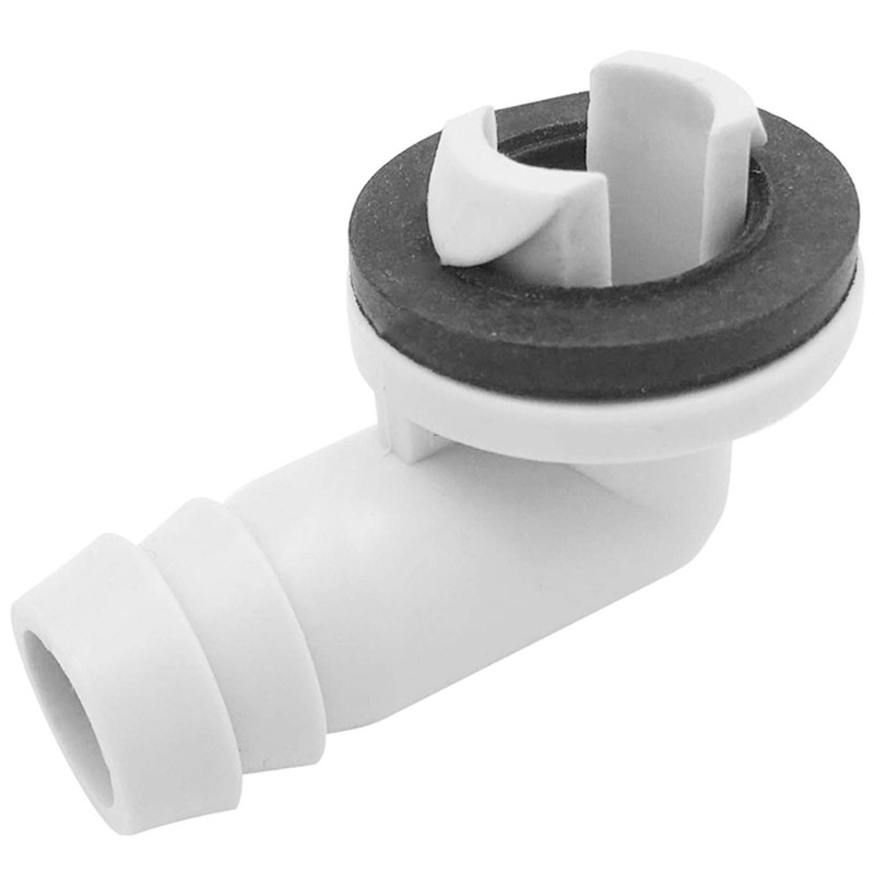 DGZZI 2PCS 3/5 Inch AC Drain Hose Connector Elbow Fitting