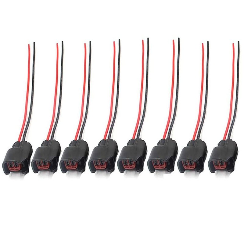 Vzesavc Paquete de 8 conectores de inyector de combustible para