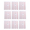 AIXXCUVQ 9pack/lot Elegant French Line Nail Stickers Simple And Gradient