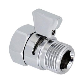 VOANZO Water Flow Control Valve, Brass G1/2 Standard Connection for Hand Shower, Adjustable Water Pressure, Shut-Off
