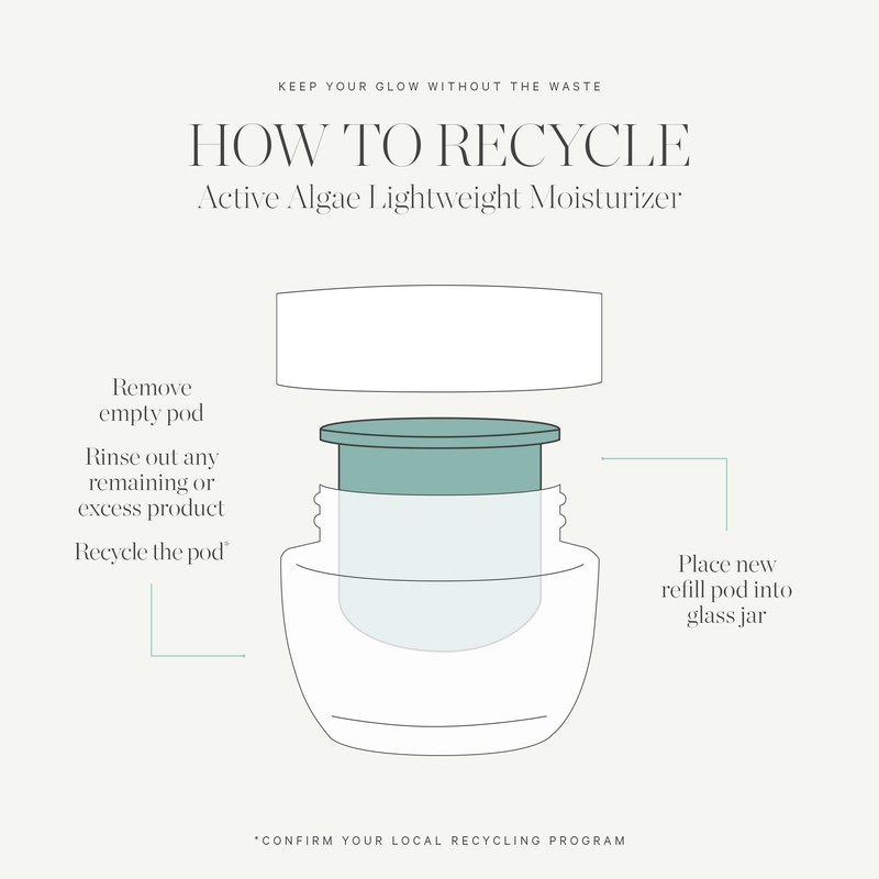 KORA Organics Active Algae Lightweight Moisturizer Refill 50ml