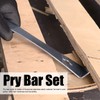 3Pcs Pry Bar Tool Stainless Steel Multifunctional Portable Flat Nail