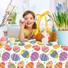4Pcs Easter Tablecloth Easter Eggs Table Cloths 51x86 inch Easters