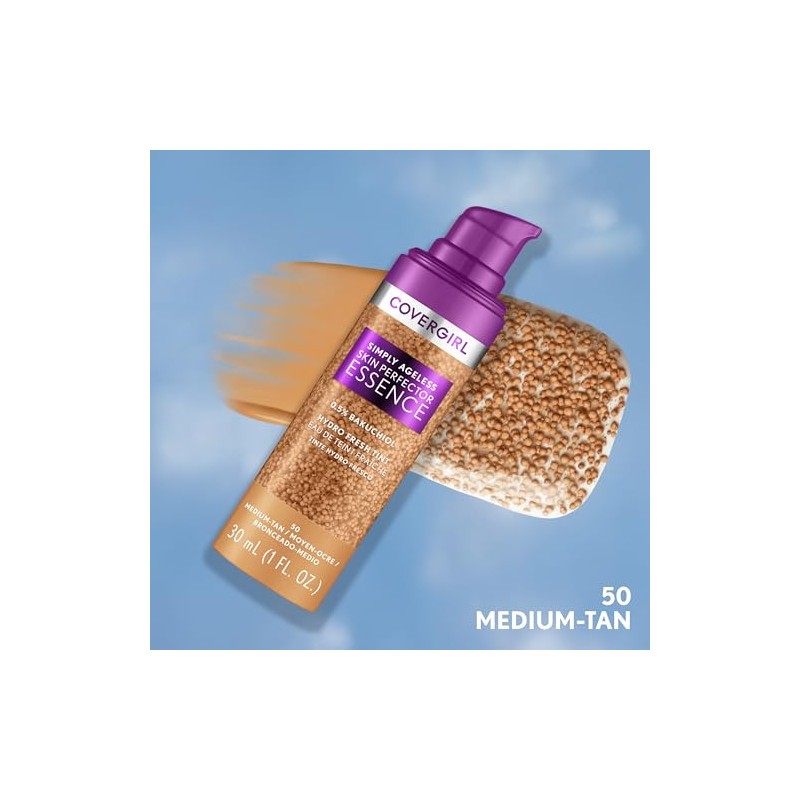 Simply Ageless Skin Perfector Essence - 50 Medium-Tan by CoverGirl