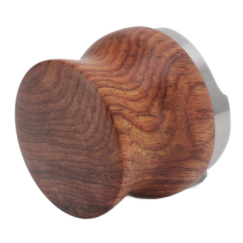 Coffee Distributor Stainless Steel Rosewood Coffee Tamper Leveler for Coffee