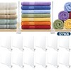 BAUMFEUER 12 Pack Clear Acrylic Shelf Dividers for Closet Shelf