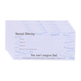 Cash Envelopes For Tithes And Offering Church Supplies Pack of 100 - Tithe Offering Envelopes for Church Fits Cash & Coins Envelopes Checks Swanson Christian Products