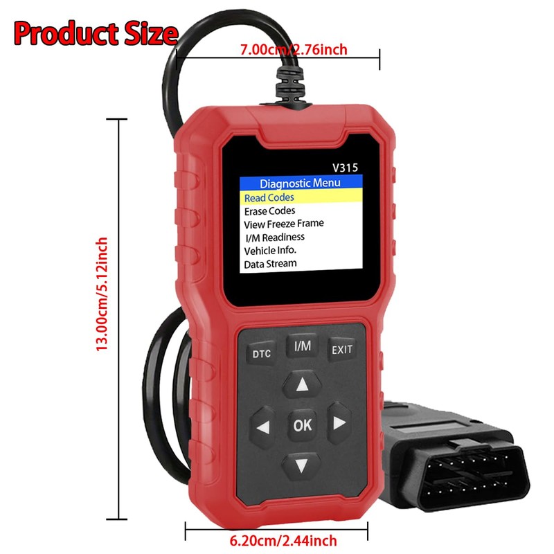V315 OBD2 Diagnostic Diagnostic Tool Tool, Code Reader, Engine Light