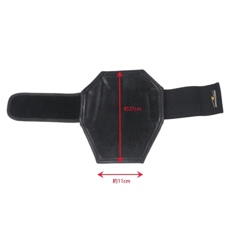 ROUGH & ROAD RR5868 Motorcycle Heat Guard Portable Wrap Black