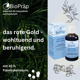 BioPräp Sanddorn Fruchtfleischöl | 50 ml | vegan | kaltgepresst | produziert in Deutschland | zertifizierte Produktion