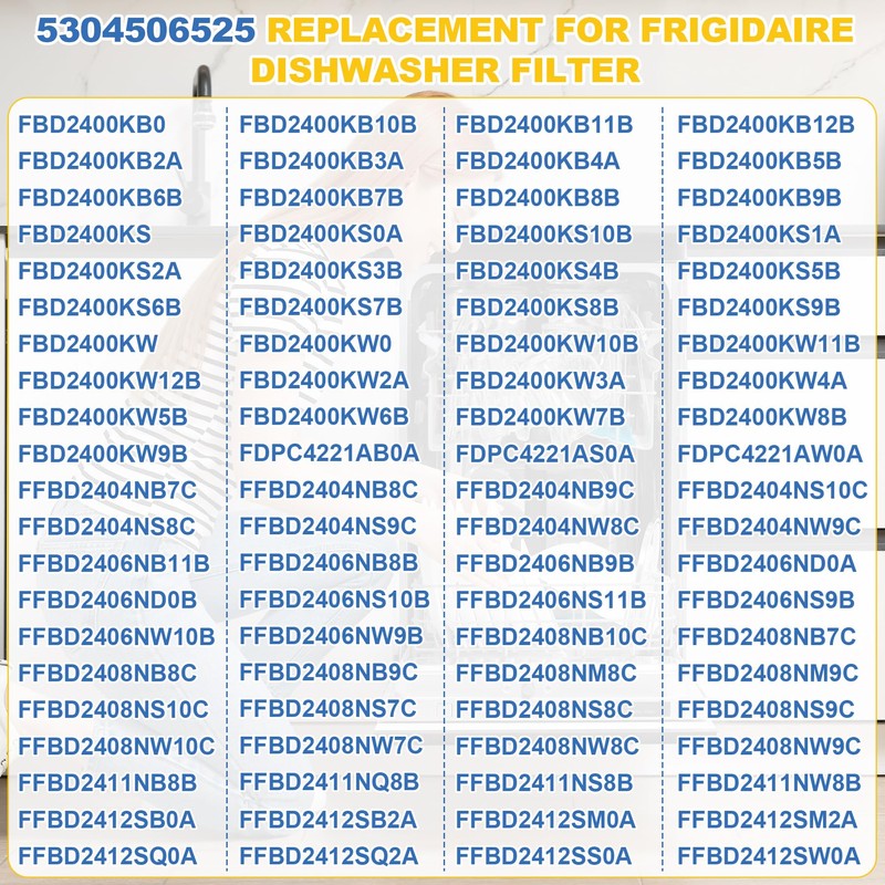 ulapithi 5304506525 Dishwasher Filter Compatible with Frigidaire Dishwasher