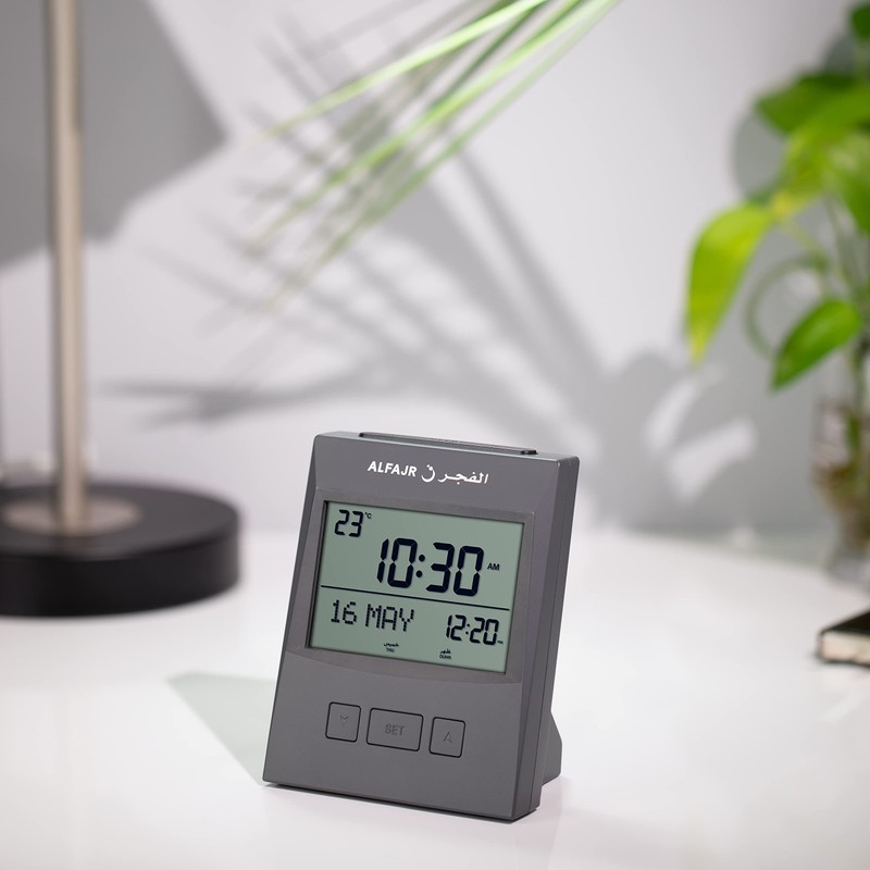 ALFAJR Azan Clock CS-13 Automatic Athan Prayer Alarm Table Clock,