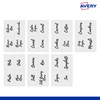 Avery Rectangle Clear A6 Pantry Labels - Food Storage Stickers