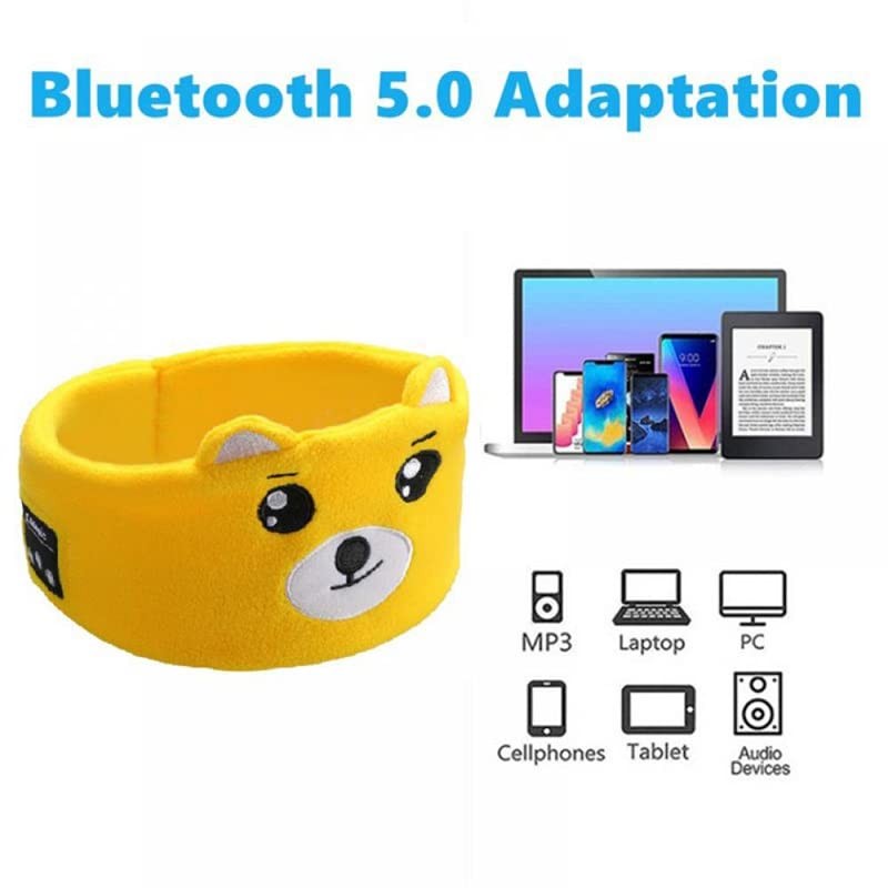 AIMALL Kids Bluetooth Headband Headphones – Wireless Sleeping Music Headwear,