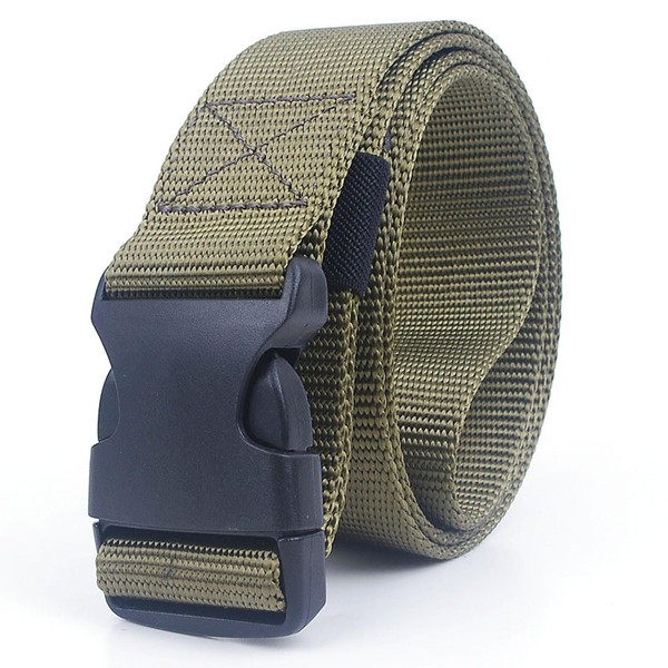 Nylon Belt for Men and Women, Tactical Canvas Belt with