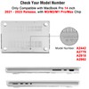 EooCoo Case Compatible with 2021 M1 MacBook Pro 14 Inch