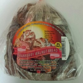 Cranberry Walnut Bread Pack of 4
