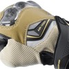 Komine GK-224 Carbon Protective Leather Mesh Gloves for Motorcycles Beige