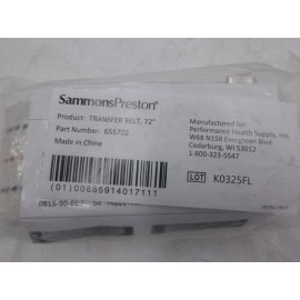 Sammons Preston 2 Pack Sammons Preston 72" Transfer Belt  Gait W/ Metal Buckle 655702