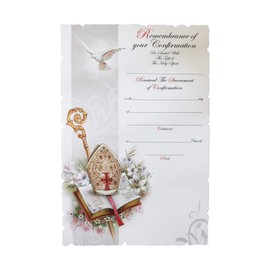 Widdle Celebrations Remembrance of Your Confirmation Certificate F5807