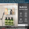 Seltomer Hanging Shower Caddy Bathroom Inside Shower Rack Shampoo Holder