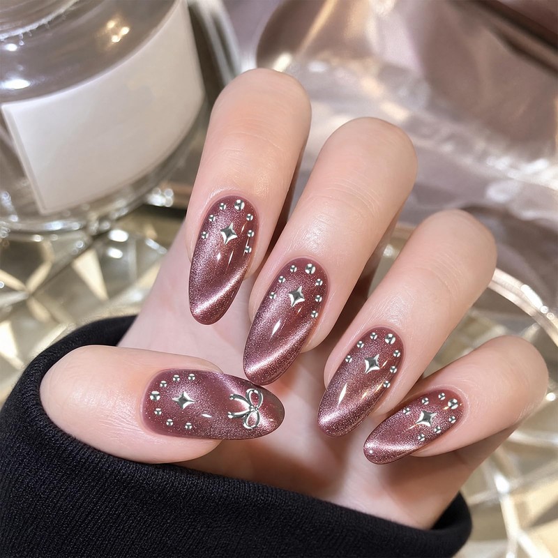 5 Boxes Nail Charms, Nail Gems for DIY Nail Art