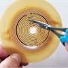 ALLEX Ostomy Scissors Curved Blunt Tips for Cutting Stoma Bag
