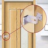 Zythrem 2 Pcs Right Angle Padlock Hasp, 304 Stainless Steel