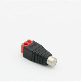 JQ RCA F 2-Pin Red Terminal Adapter X (1 Pack) / 터미널 변환 RCA F 2Pin 레드 X ( 1매입 )