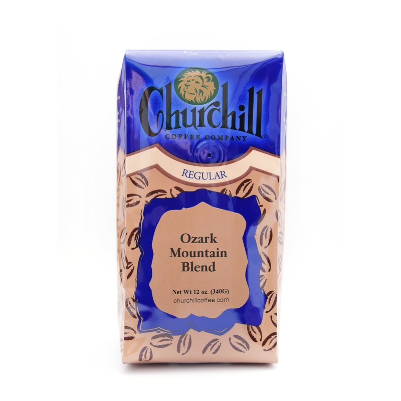 Churchill Coffee Ozark Mountain Blend 12 oz - Ground