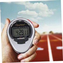 Kisangel 3pcs Men's Stopwatch Watch Digital Timer Sports Chronograph Alarm Clock Electronic Timer Backlight Large LCD Waterproof Lightweight