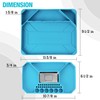 DURATECH 2-Piece Silicone Tool Tray, Premium Non-Slip Flexible Tool Organizer