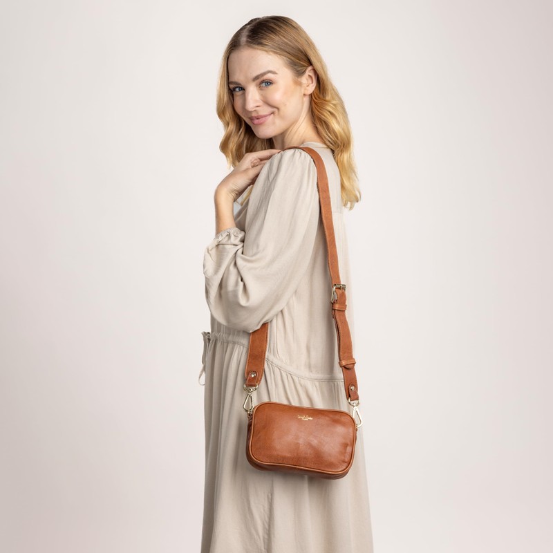 Gusti Sofia Leather Shoulder Bag, Shoulder Bag, Belt Bag, Party