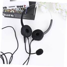 Vaguelly -Mounted Microphone USB Voice Amplifier Mic Dual Ear Portable Speaker Mic for Men Women Ergonomic Design Rotatable Pole for Telemarketing Retail Use