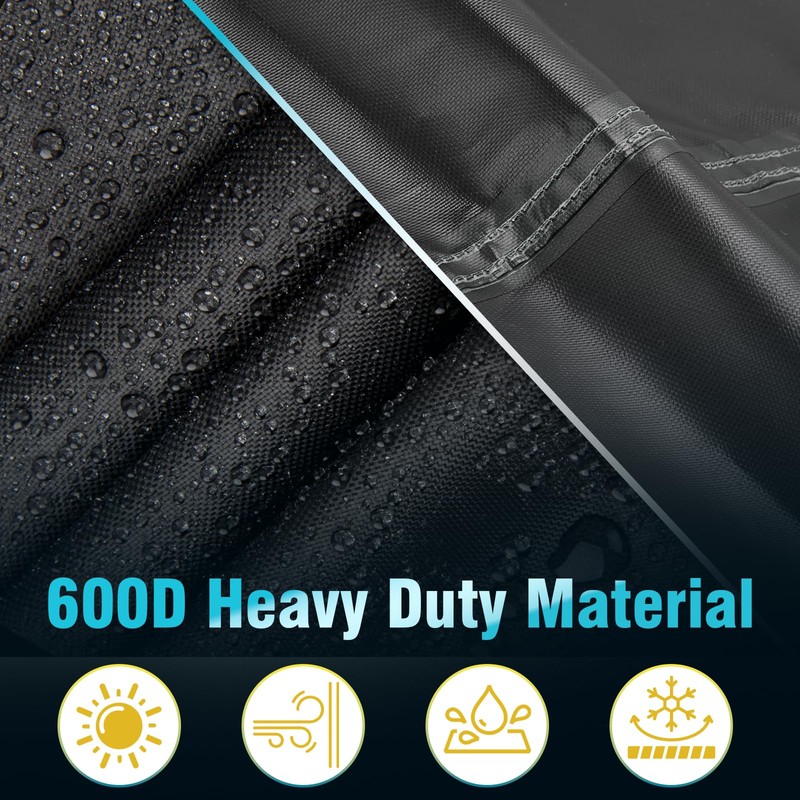 Topcover Cordless Robotic Pool Cleaner Cover,600D Waterproof Windproof Automatic Vacuum