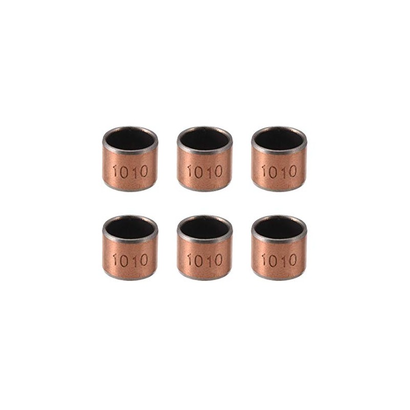 sourcing map Sleeve Bearing 10mm Bore x 12mm OD x