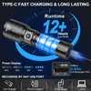 Flashlights High Lumens Rechargeable, Super Bright LED Small Powerful Flashlight