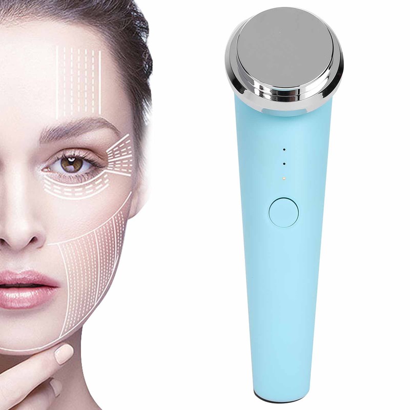 Household Vibration Facial Cleansing Machine Serum Import Massage Beauty InstrumentBlue