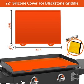 Grill Cover for Blackstone 22 Inch Silicone Grill Accessories Grill Cover for Camping Accessories for Griddle Durable Blackstone Griddle Accessories