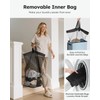 SOLEDI Laundry Hamper with Lid 100L Large & Tall Collapsible