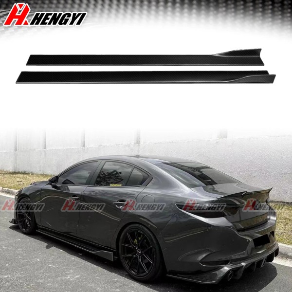 Unbranded For Mazda 3 2013-2022 Sedan Hatch Side Skirts Winglet