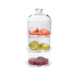 ums 3 Tier Glass Jars with Lid, Cookie Jar, Candy Jars for Candy Buffet, Apothecary Jars, Kitchen & Bathroom Organizers and Storage