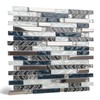 5-Sheet Glass Backsplash Tiles, 5 Square Feet Glass Mosaic Backsplash