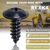 Rexka 10pcs Fender Liner Screws for Nissan Infiniti 01454-N5061 Cube
