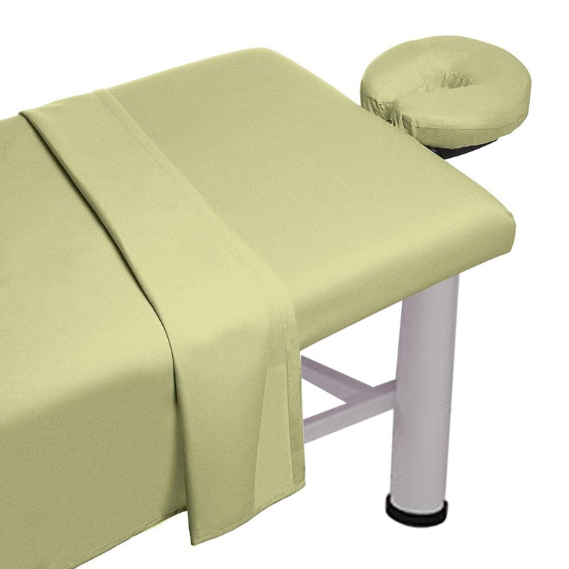Sharplace 3X Massage Table Sheet Set,Massage Table Cover,Comfortable,Lightweight,Face Cradle Cover
