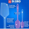 DI ORO Silicone Spatula Set - Rubber Kitchen Spatulas for