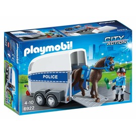 Playmobil 6922 City Action Police with Horse and Trailer