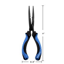KastKing Intimidator Fishing Pliers, 7 inch Straight Nose